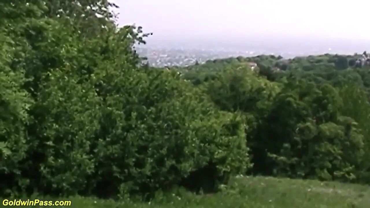 Extreme horny german couple loves wild outdoor anal sex