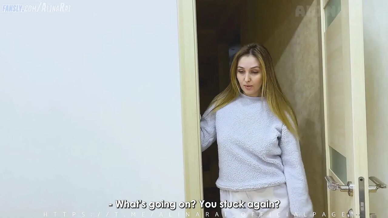 For the first time in his life, the stepson fucks his stepmoth...n anal. - Oh no, you went into the wrong hole, you bastard!