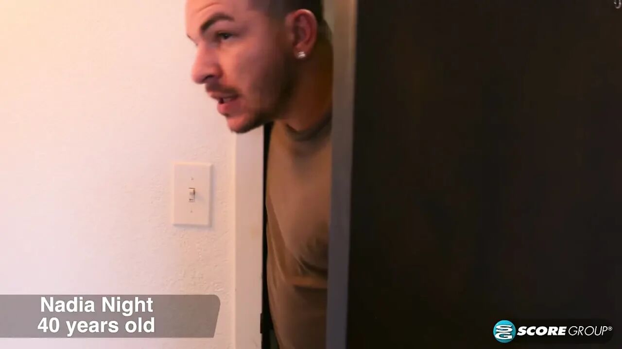 Nadia's first 40SomethingMag.com scene is a pisser!
