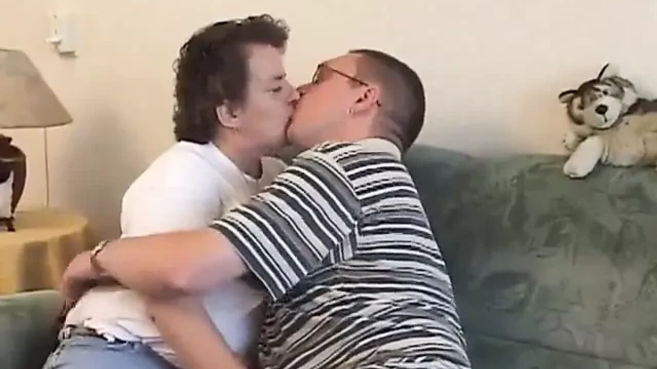 Chunky Granny Riding the Cock on Her Couch