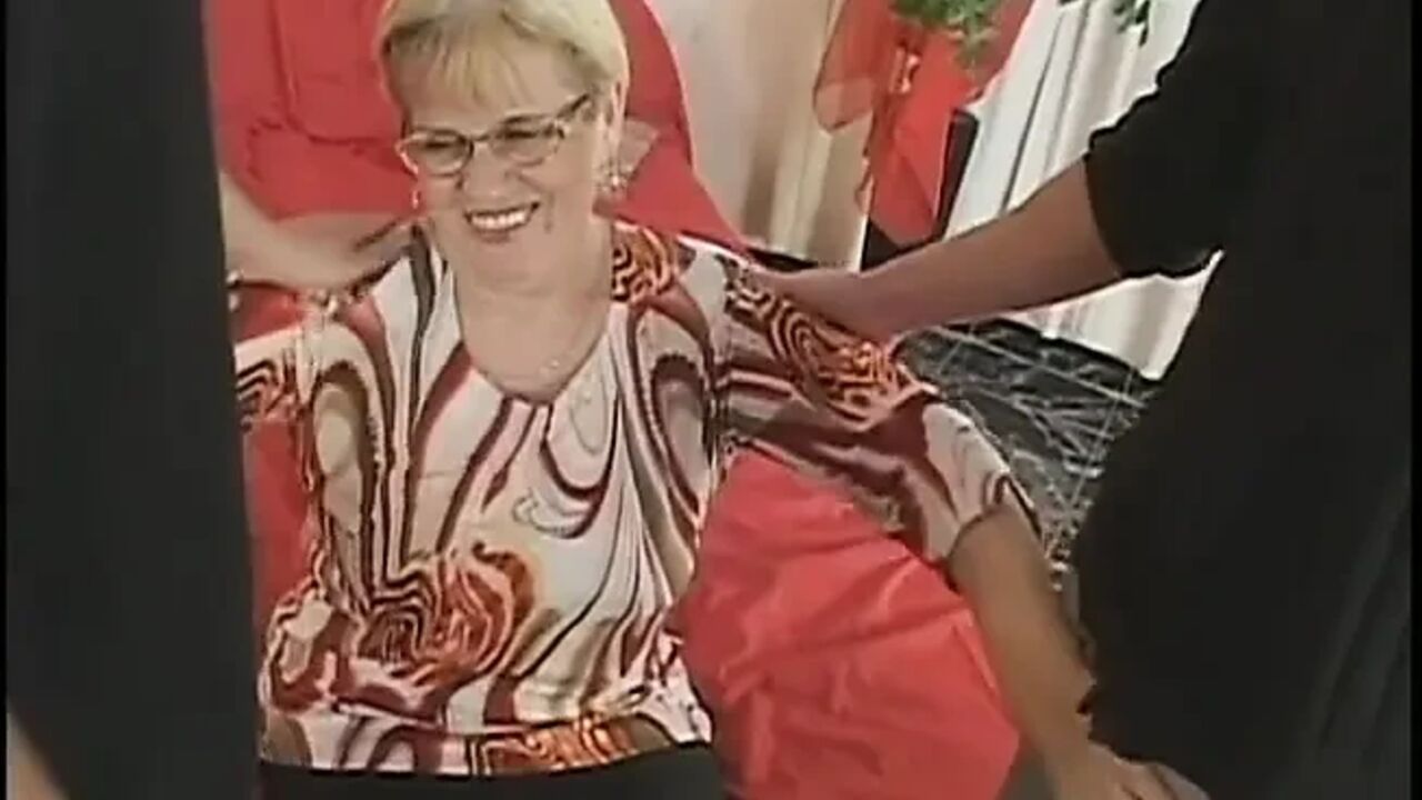 Granny in stockings
