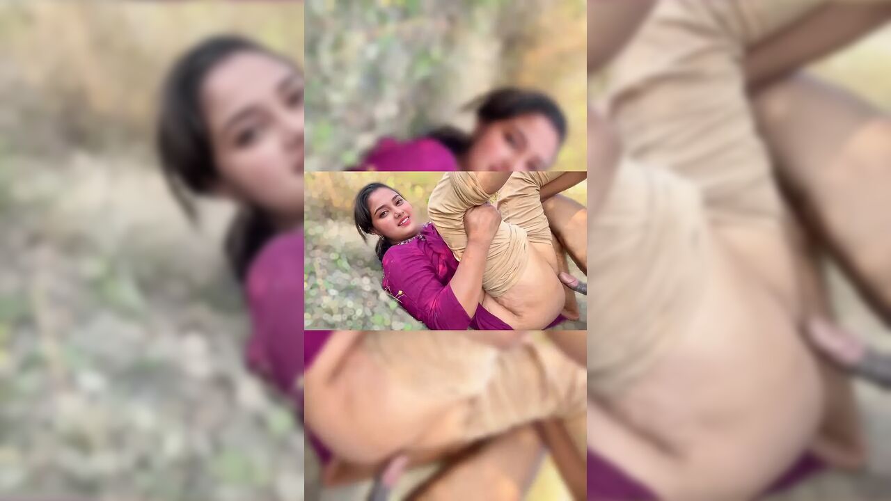 Jija JI convince her sali sahiba for fucking and her sali was convinced for making reels, & fucking in outdoor Clear Hindi Audio