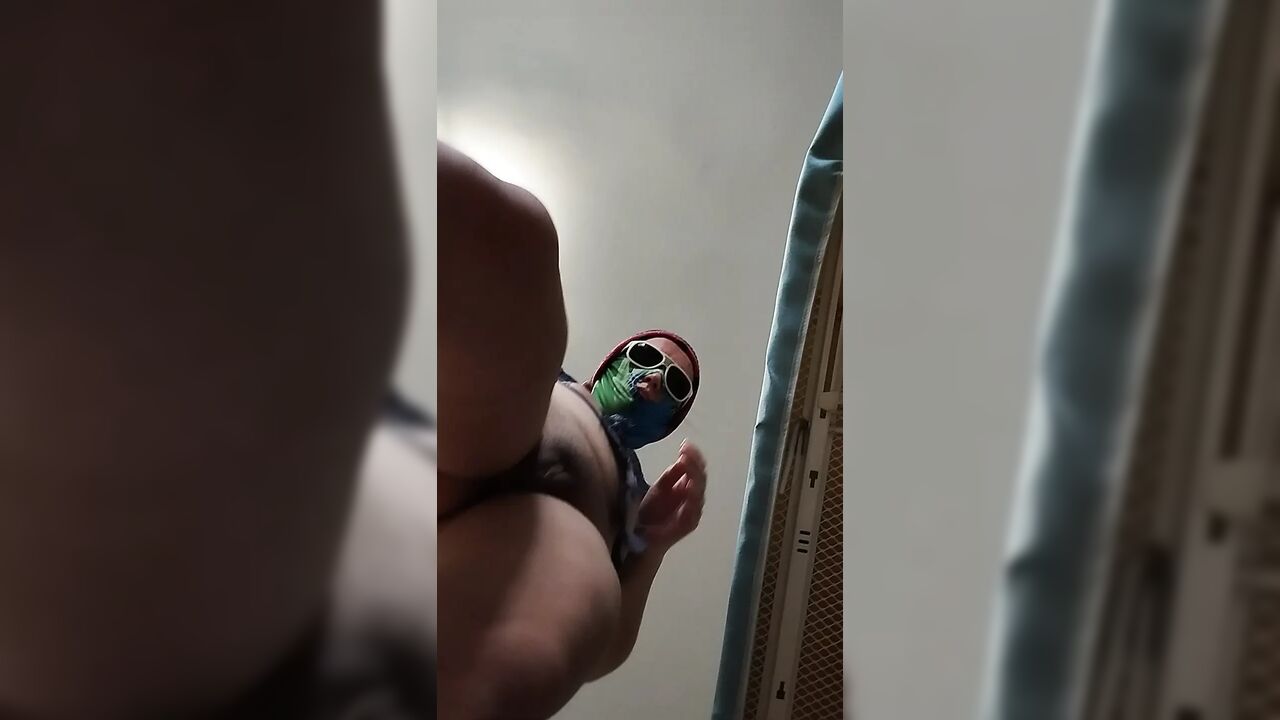 Sexy wife prepares lunch naked in the kitchen.