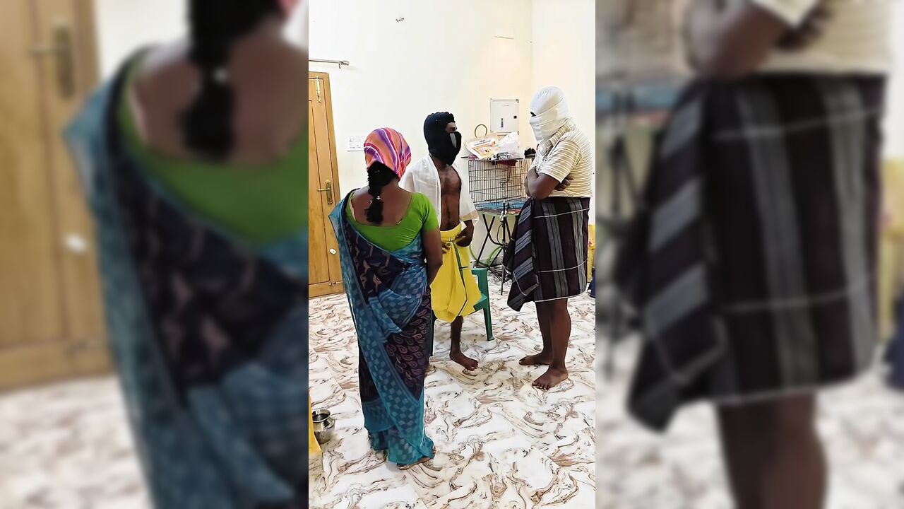 Nattamai and His Assistant Fucks the Innocent Housewife