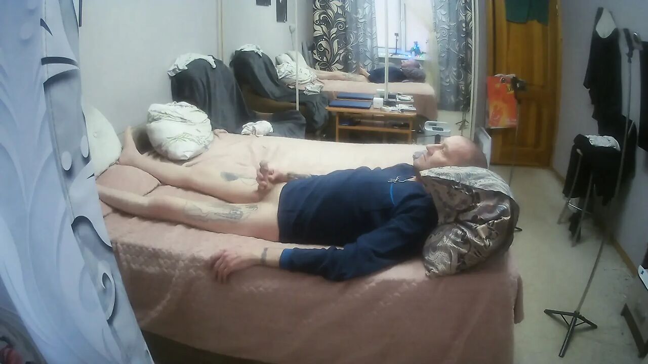 My stepmom interrupted my hand job, gave me a deep blowjob and swallowed my cum