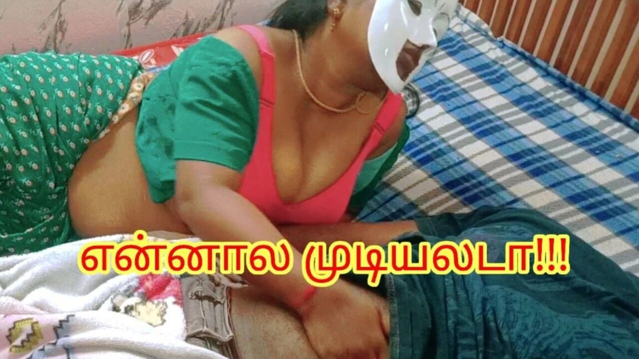 Horny Unsatisfied Step Stepmom Seduced Step Stepson to Satisfied Her. Full Tamil Audio with Real Loud Moaning