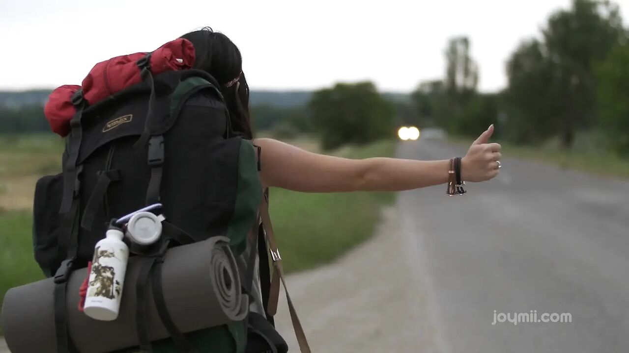 Joymii - Man Cheats on Her Wife by This Hot Hitchihiker
