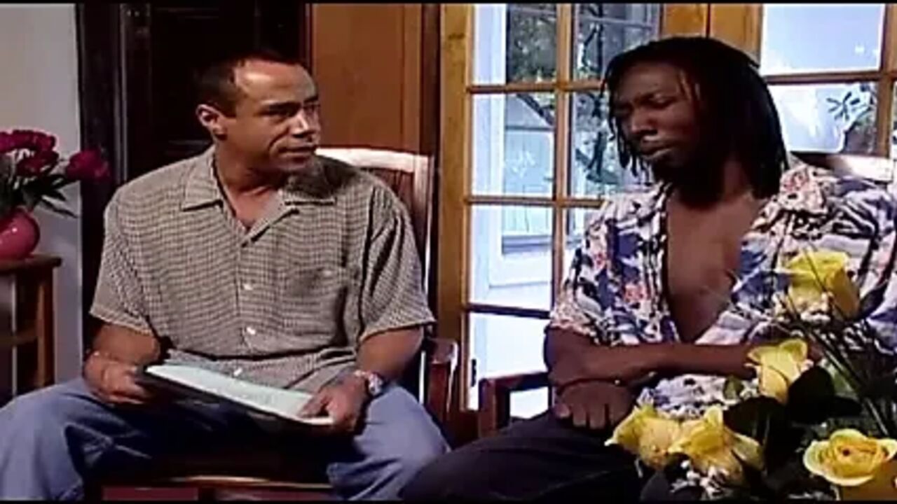Busty ebony fucks with black dick