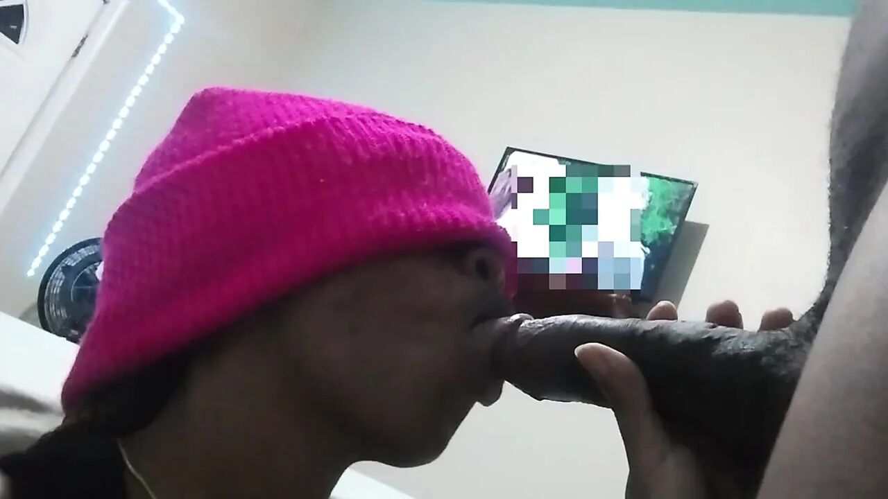 Stepdaddy let me deepthroat his bbc! Am I a good girl now?