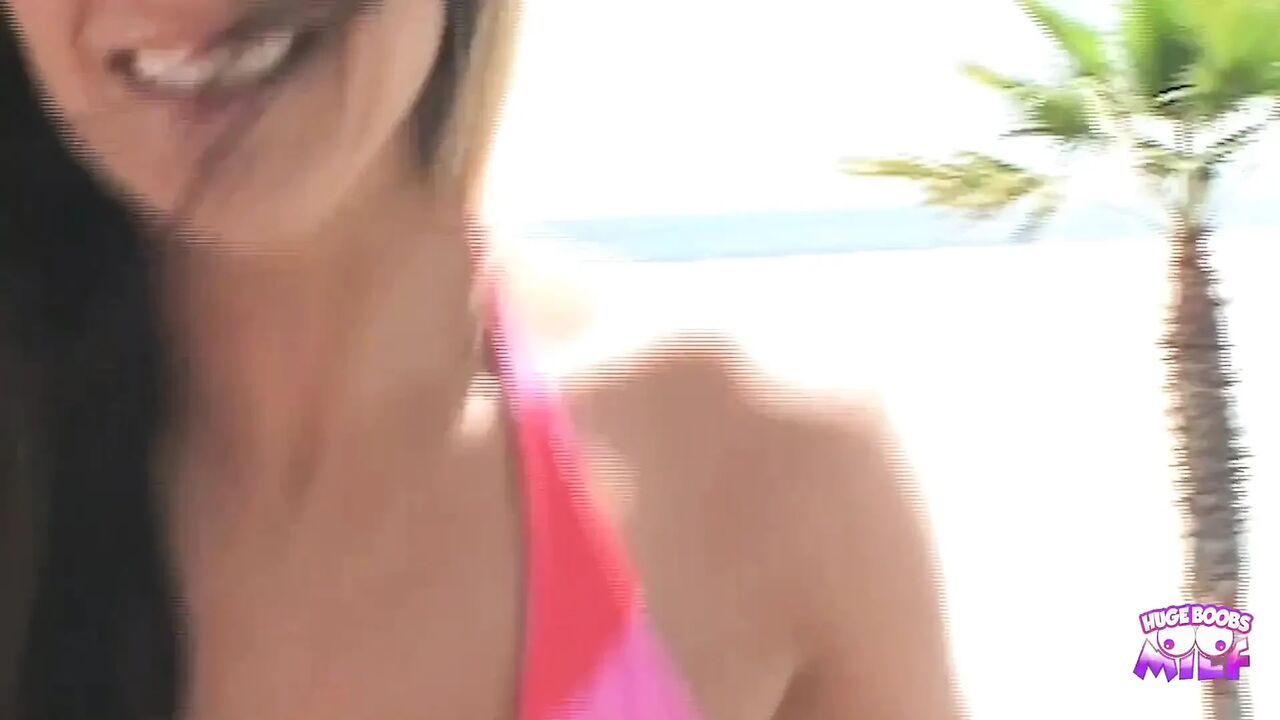 Cutie in the Pink Bikini Met a Guy Who Gave Her a Nice Fuck.