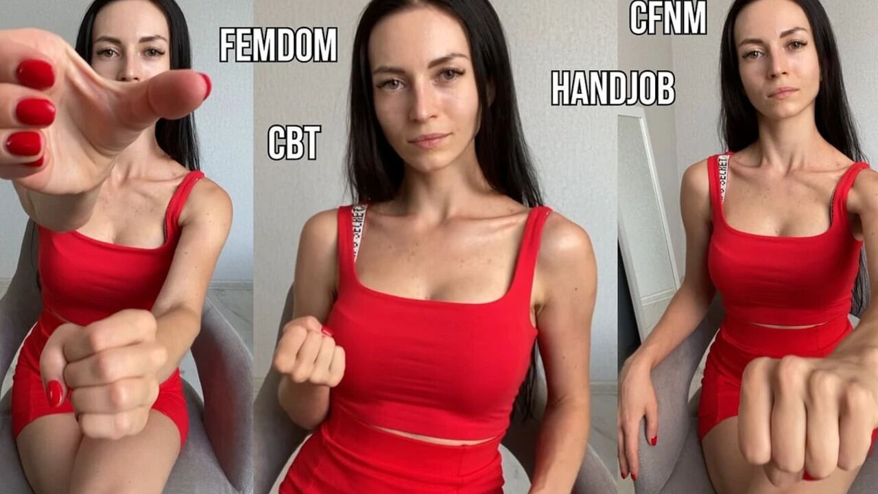 Femdom Handjob Roleplay, CBT, CFNM, POV