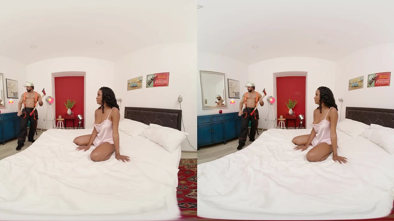 Firefighter Roleplay Makes Us Both Horny in VR