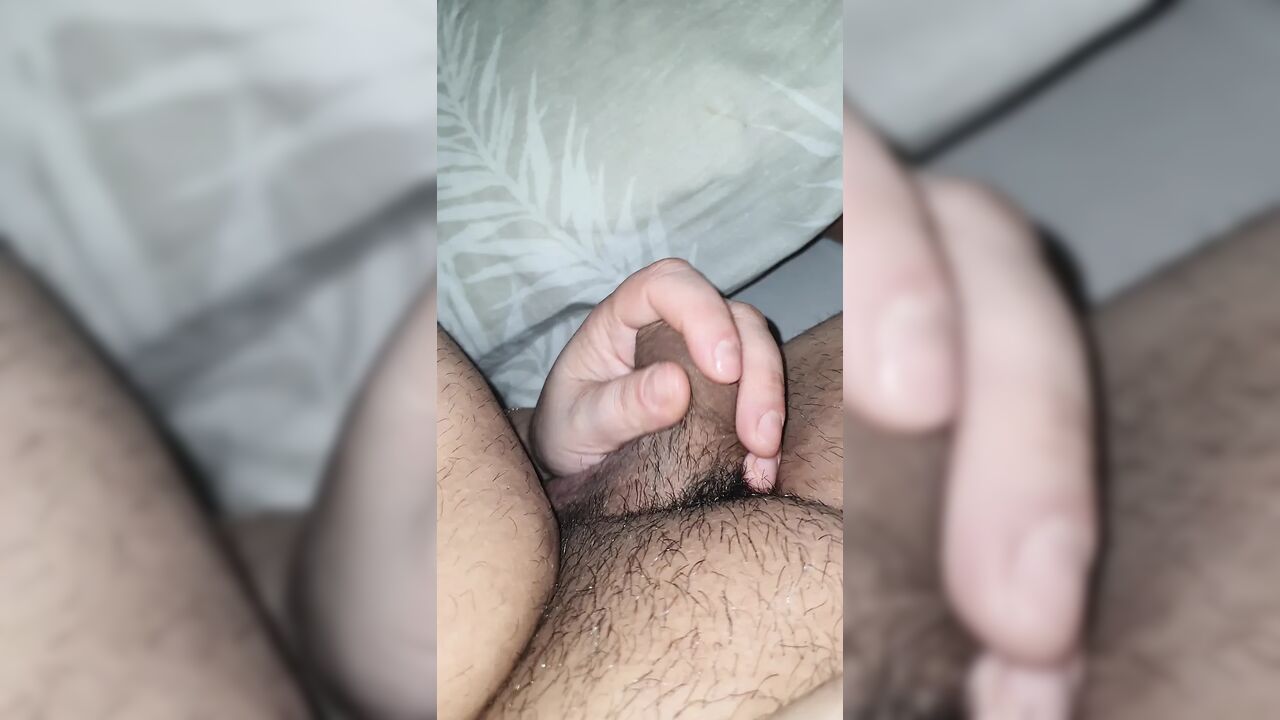Step mom early morning slow handjob with step son huge cock