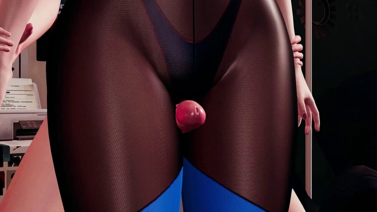 Sexy Miranda in 3D Animation - Thighjob Fetish Featuring Pantyhose and Bikini, Reverse Lifting Hard Fuck Accompanied by Moans