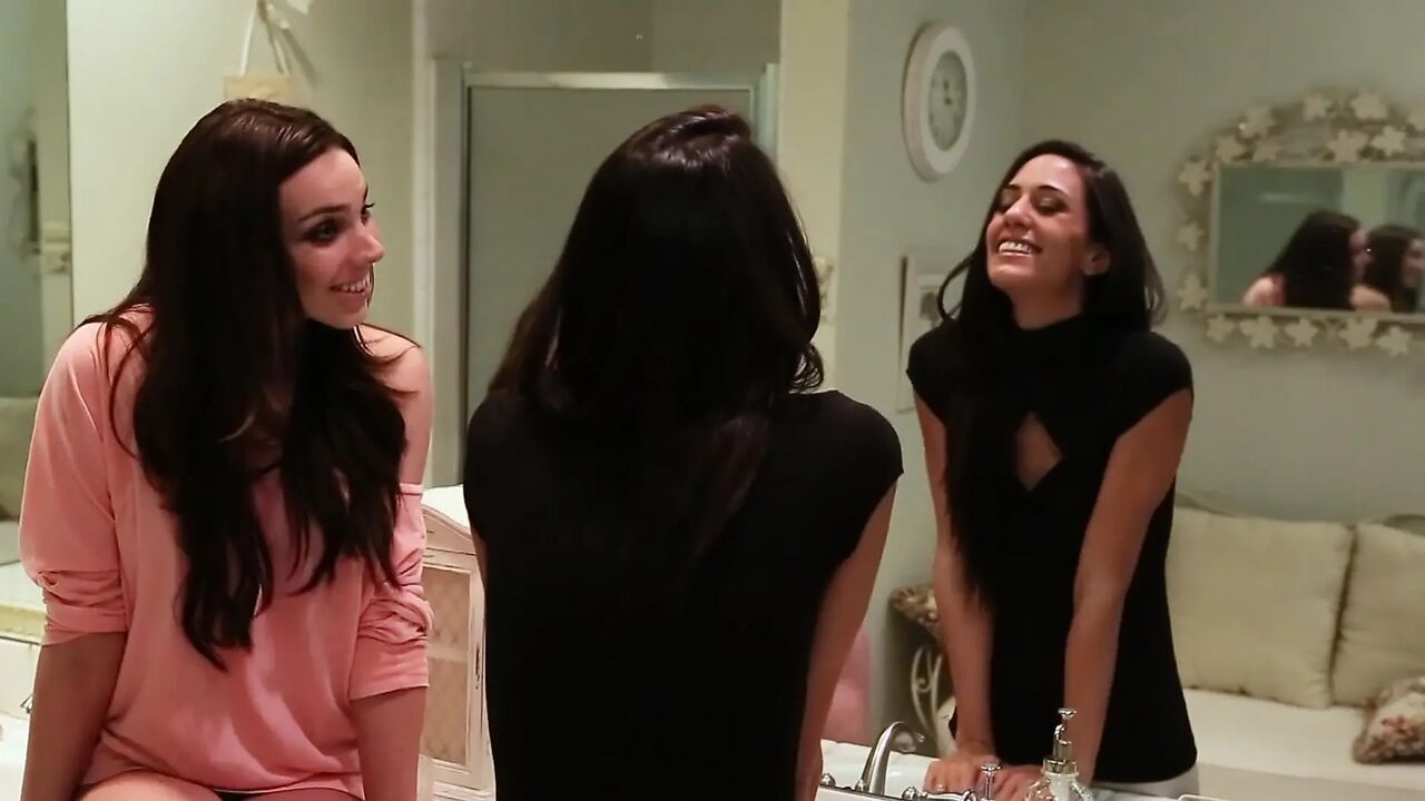 Adorable babes in their pussy lick game
