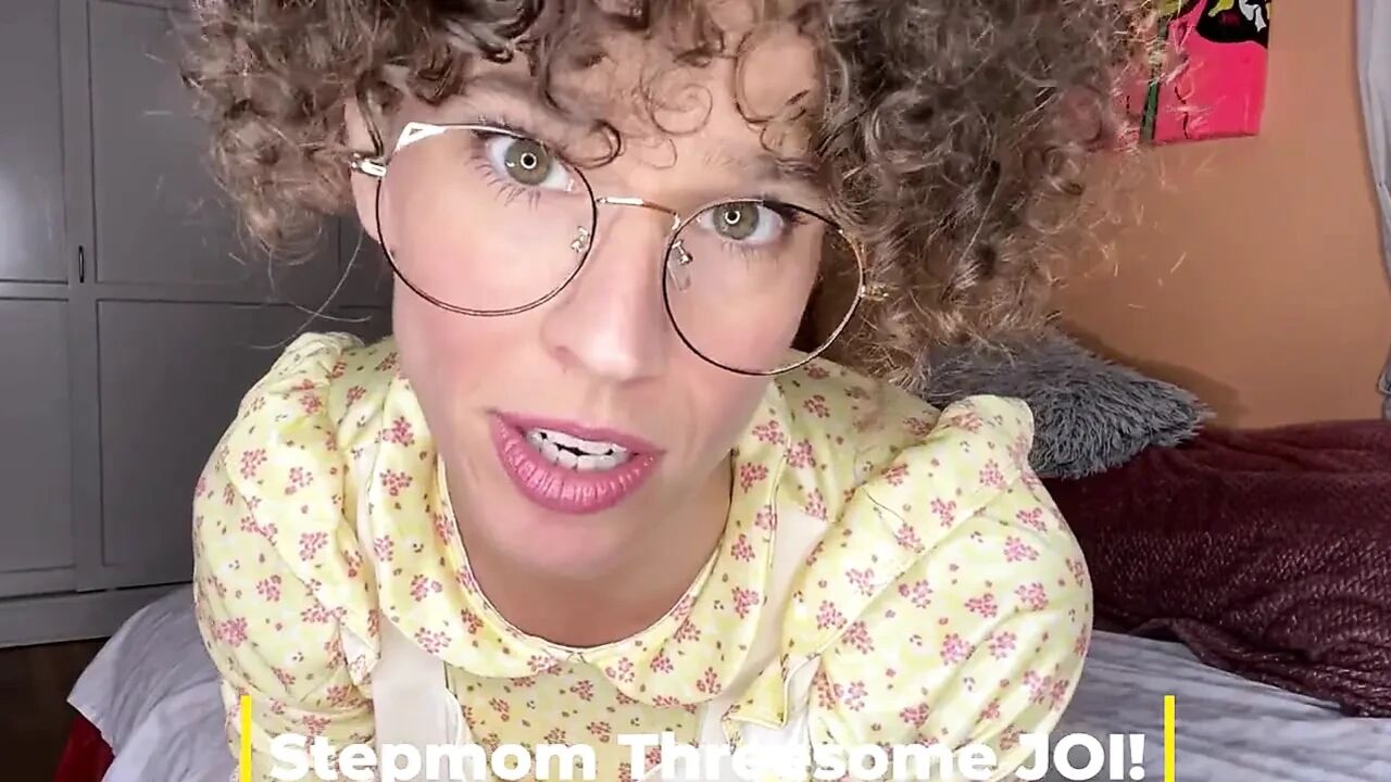 Stepmom and Stepson Threesome JOI and Cum Eating! Such a Beautiful View of Stepmommy's Face Staring Deep Into Your Eyes