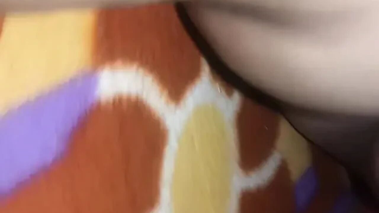 Sister-in-law in a blanket at night