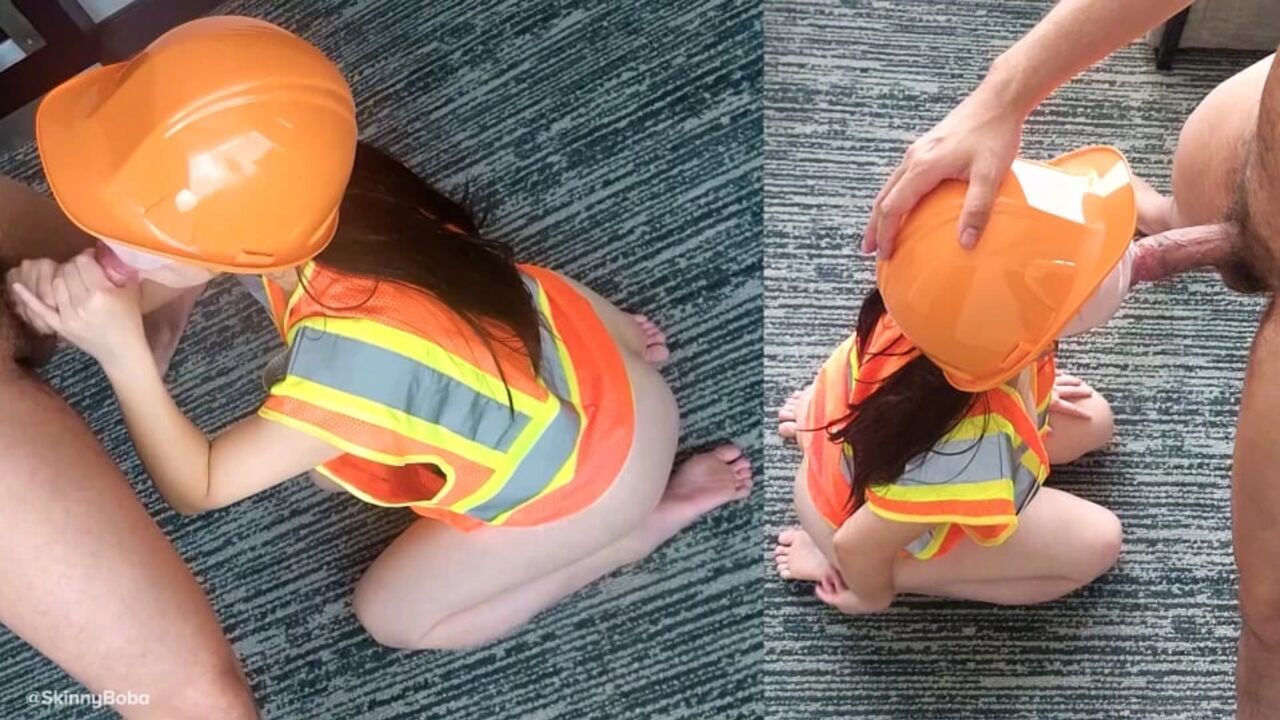Asian Construction Worker Sucking Her Boss On Her Boyfriends Birthday - 18yo Asian Lips