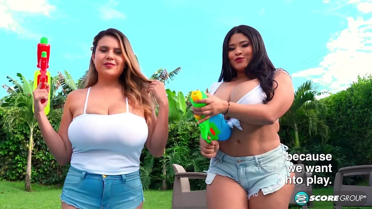 Battle of the Wet Tank Top Stars