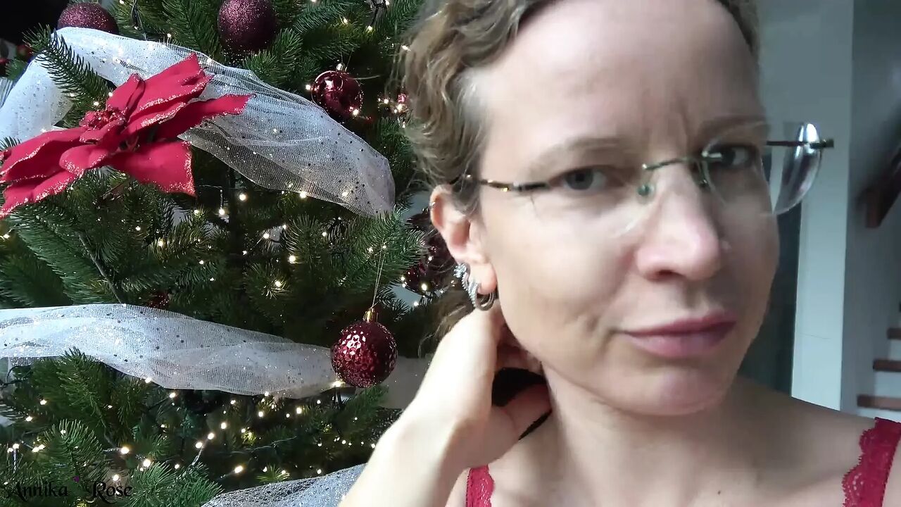 Licking Under the Christmas Tree