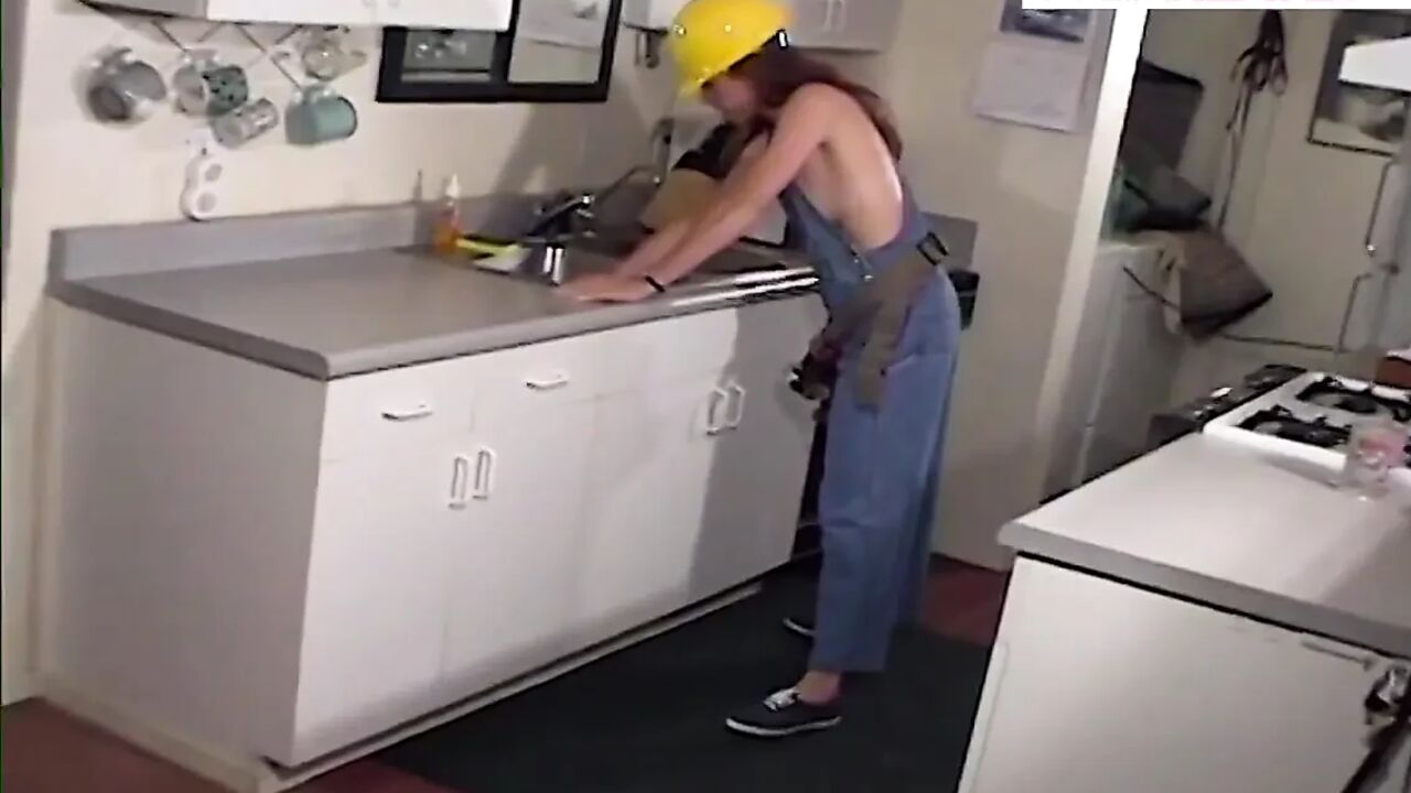 Hot slut sucks a massive cock then slides it into her wet pussy