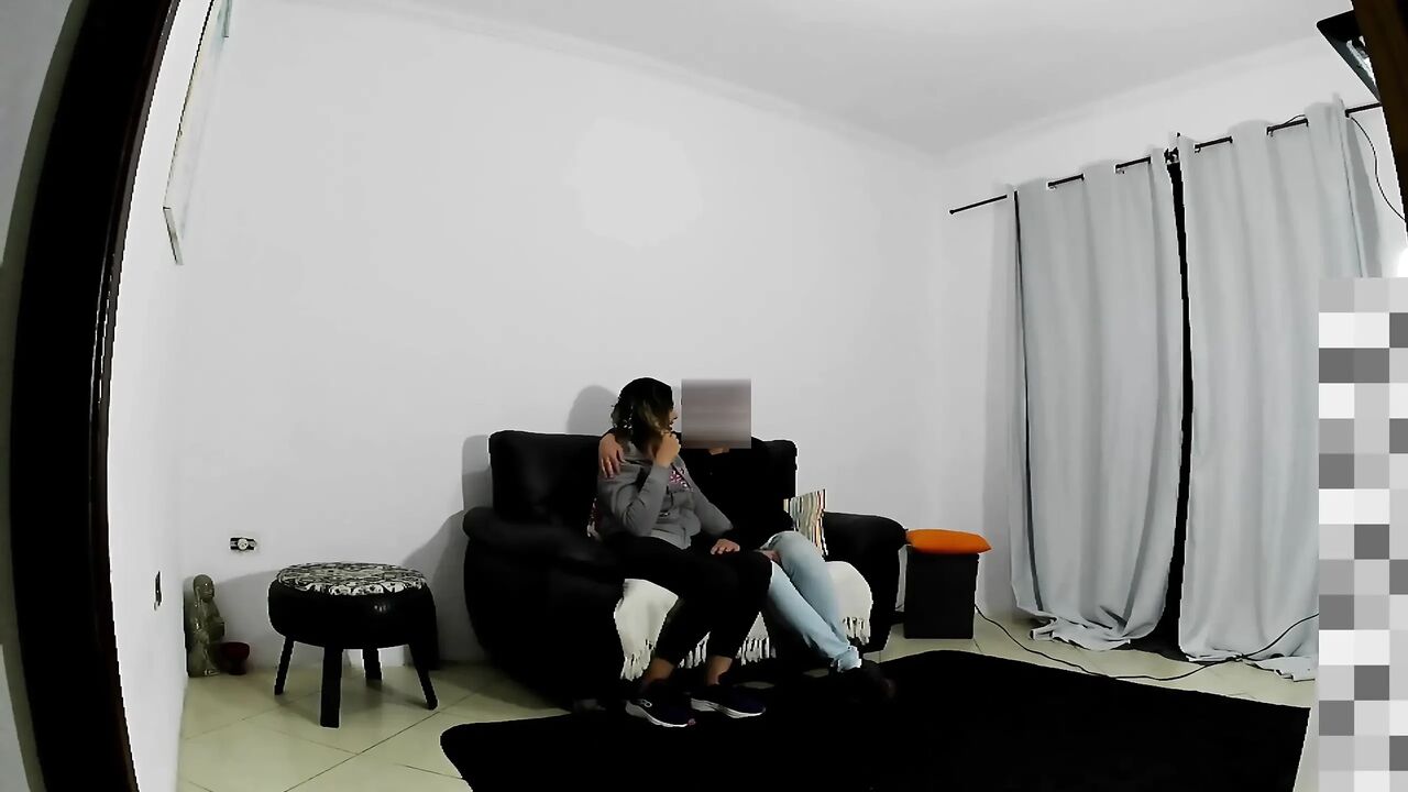 The son had to introduce his girlfriend to his father.