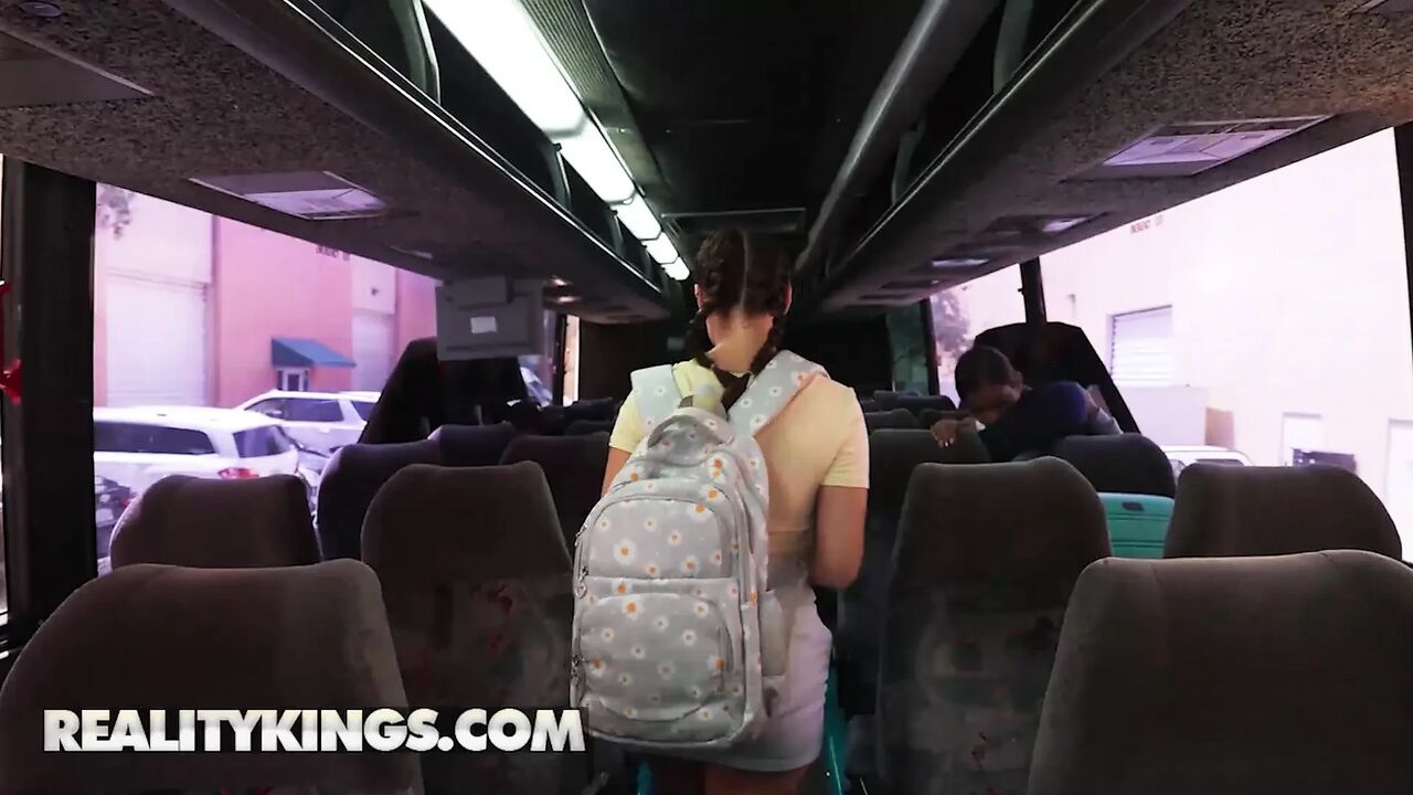 REALITY KINGS - Lexi Victoria Tempts Kai Jaxon With Her Big Tits And Rides Him On The Bus For A Wild Trip