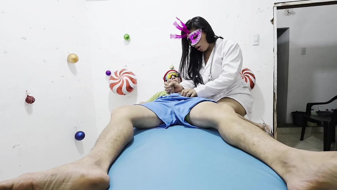 Naughty Nurse’s Unusual Treatment: Office Check-up Ends in Intense Doggy Style