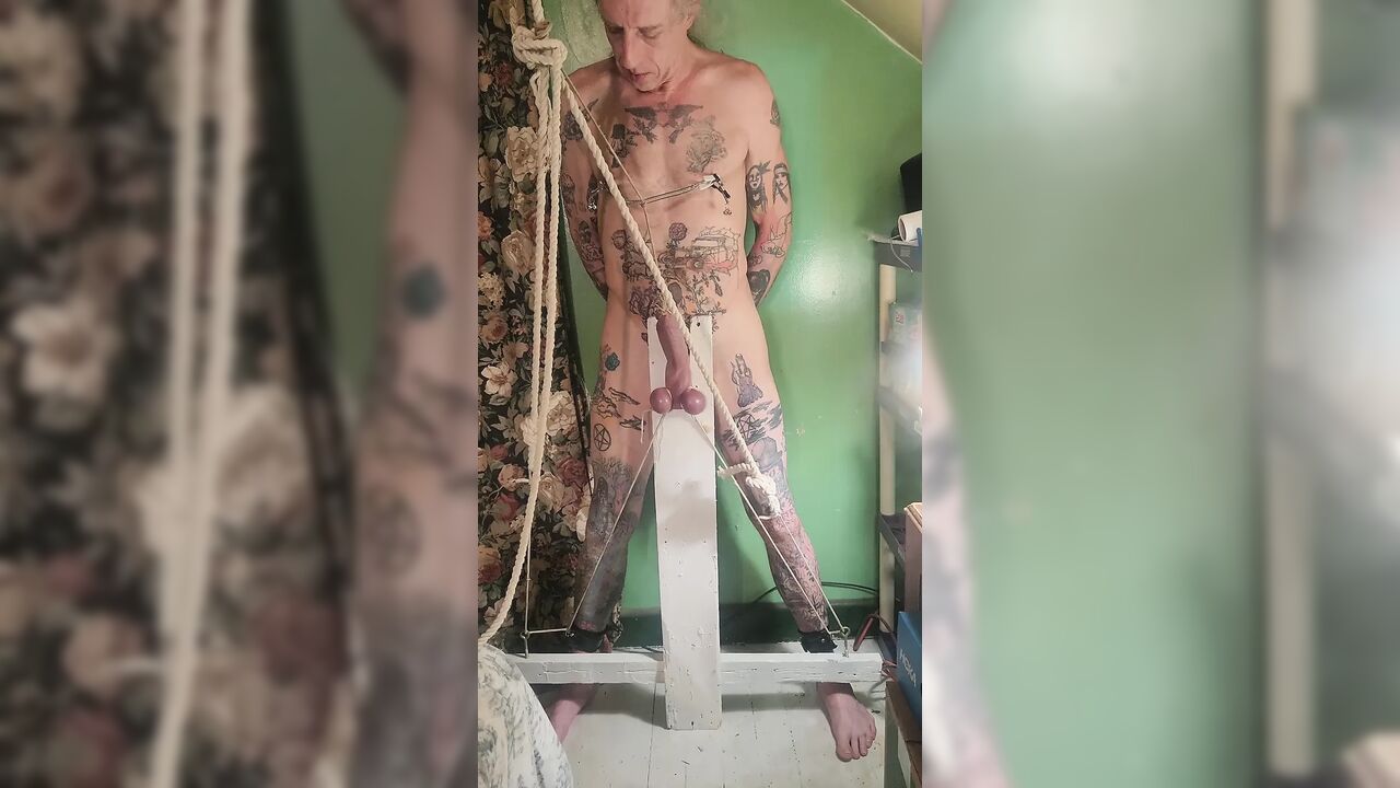 Goode Girl Unholy Crucifix Ballbusting Pt2