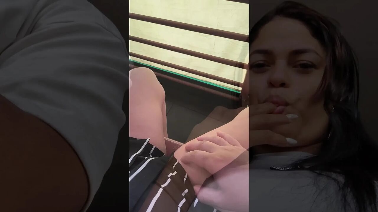 wife masturbating in public then gets spanked and slapped hard