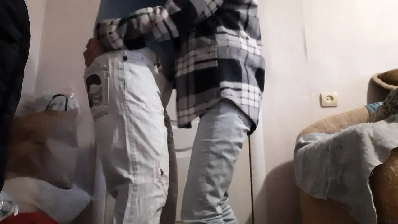 Married lesbian gifriends secretly have sex while their husbands watch football in the next room