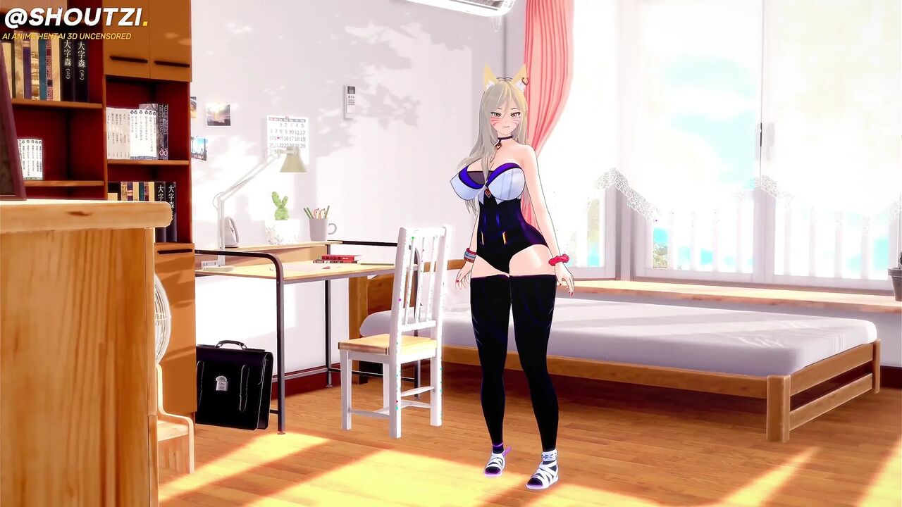 Ahri Kda From Lol Uses Her Feet and Shows You That She Dominates You by Making You Like an Amazon!