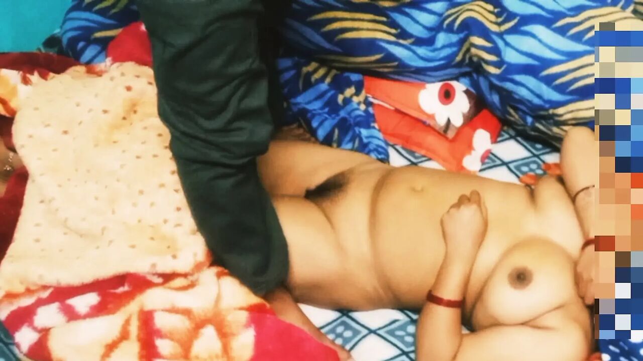 Village aunty having romance with her husband.