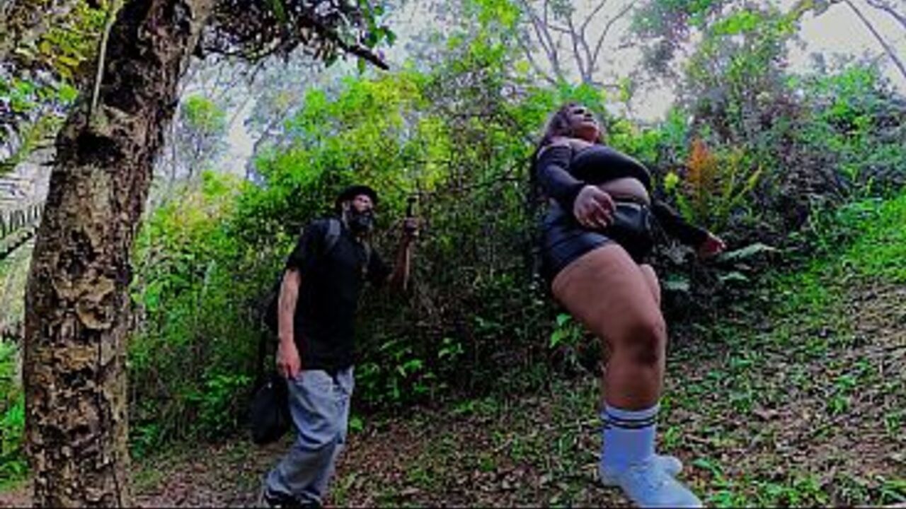 My friend took me to a trail in the forest and stuck his dick in me.