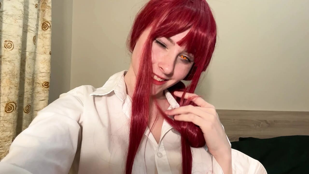 Anime Power UwU Bed Ride - Dripping Dildo Playtime