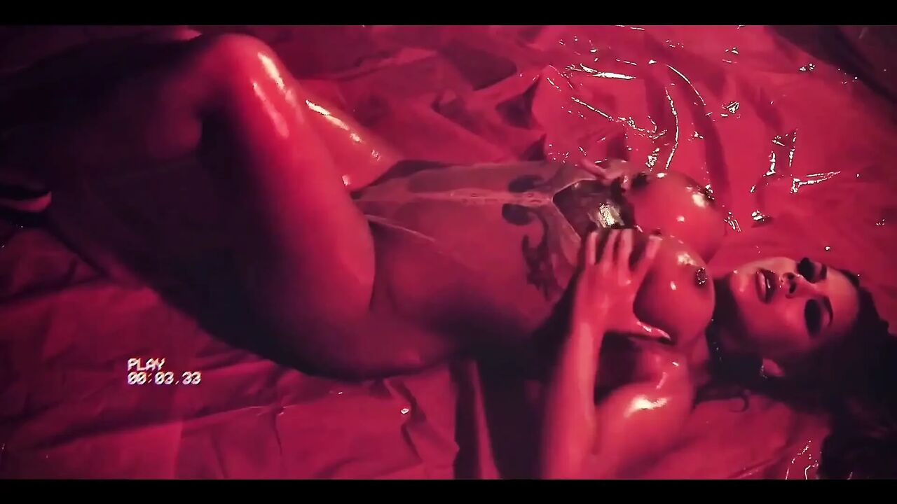 Ms Red X Loves to Be Glazed Strip Tease