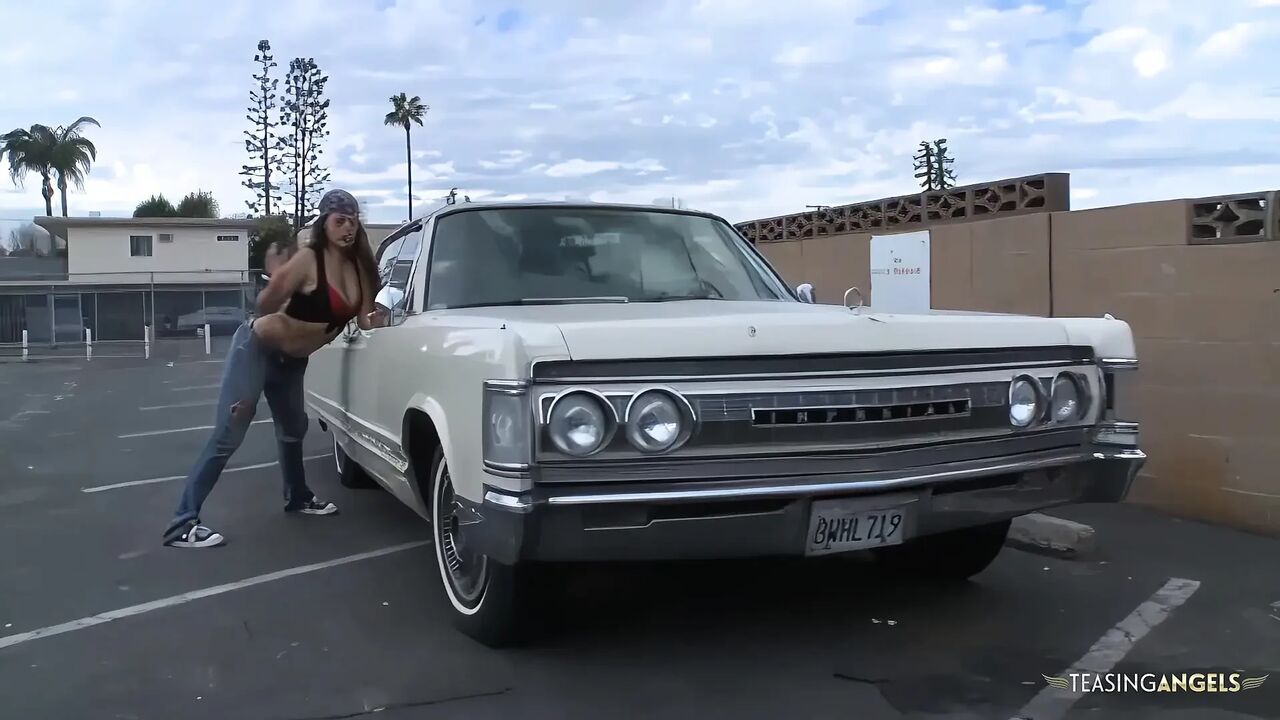Car mechanic makes out with Bridgette B before fucking her hard