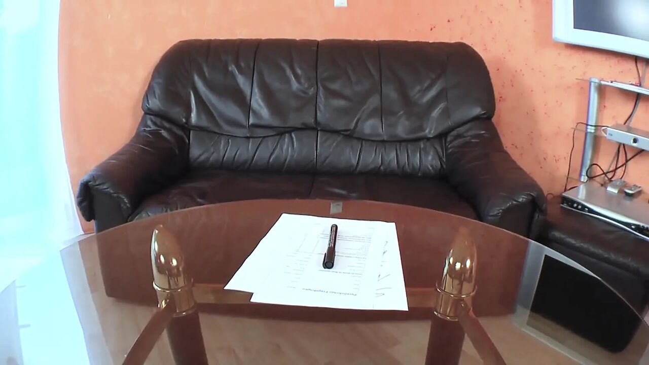 Red haired bitch on our casting couch