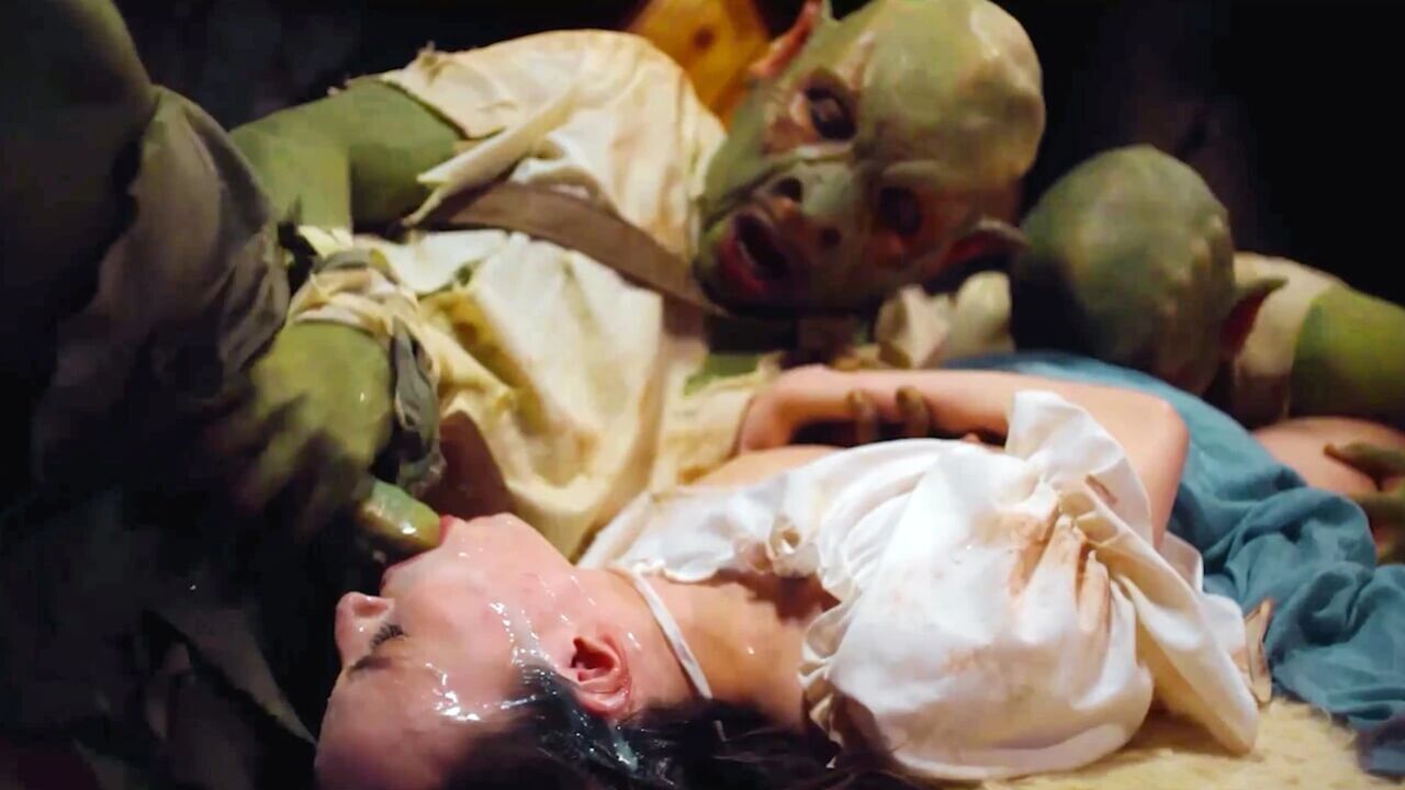 Lost In the Woods Medieval Monster Gangbang - Gooner Goblins Hardcore Cum In Brunette Mouth