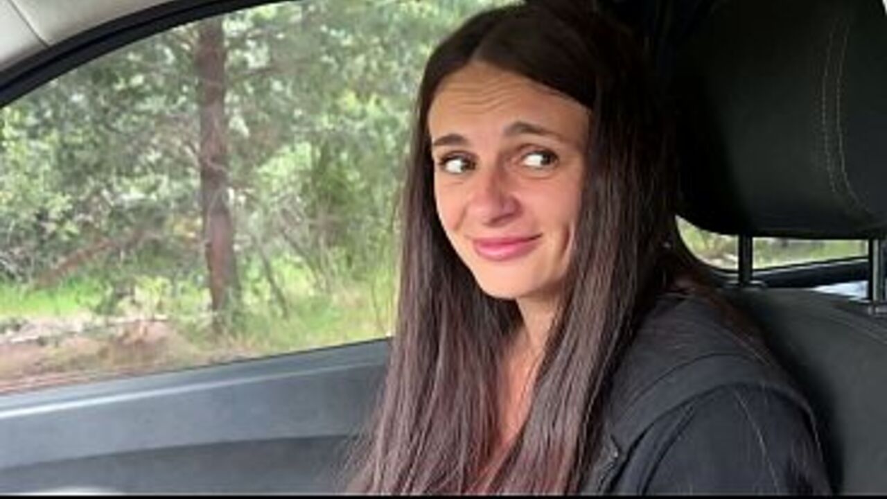 A modest girl showed her tits and opened her ass to an impudent guy