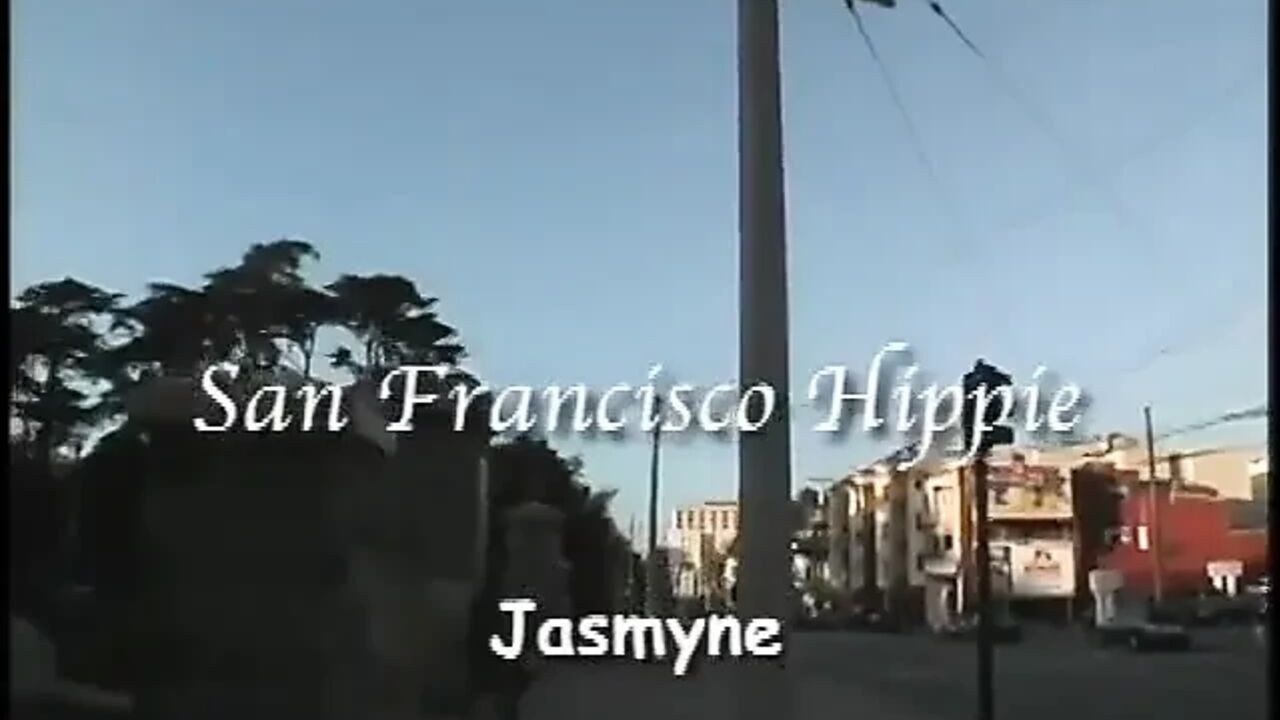 Scary hairy vintage pretty hippie gets off Jasmyne