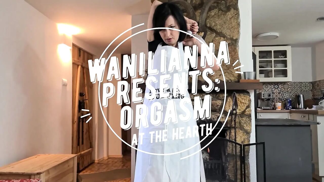 Orgasm at the hearth
