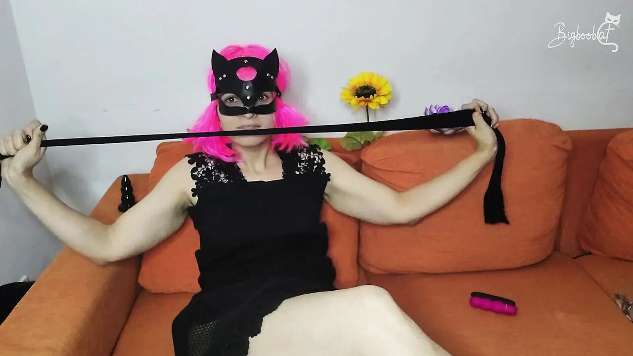 Alone time: My big natural tits, pussy mask, and pure pleasure