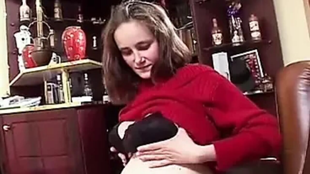 Sexy pregnant wife sucks my cock