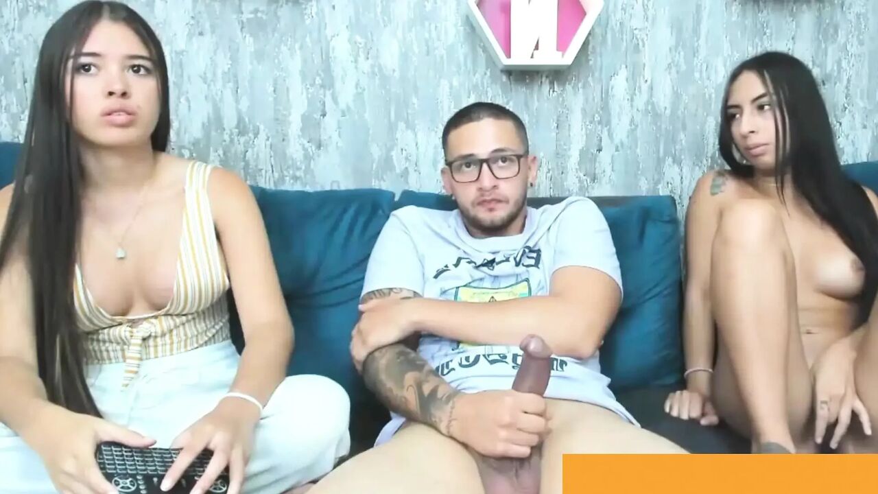 No condoms, Real amateur thressome