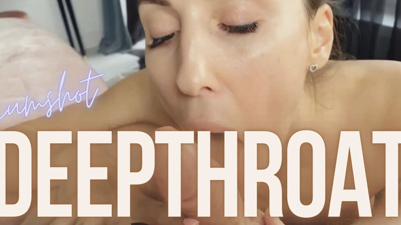 Omg! This Is Amazingly Delicious Cum in My Mouth After Sweet Deepthroat!