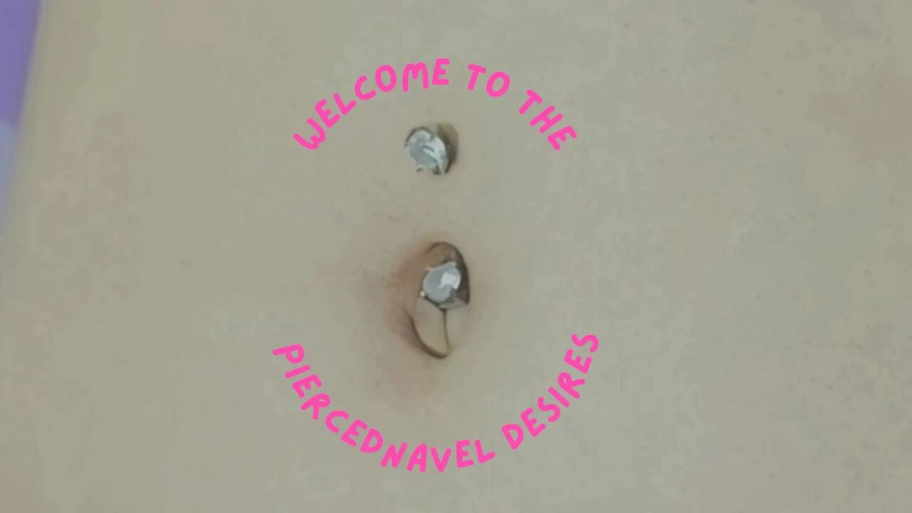 Navel Piercing Tongue Licking