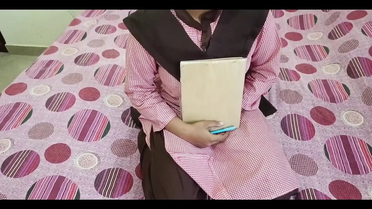 Desi College Student Was Fucking in College Uniform with Teacher on Coching Time