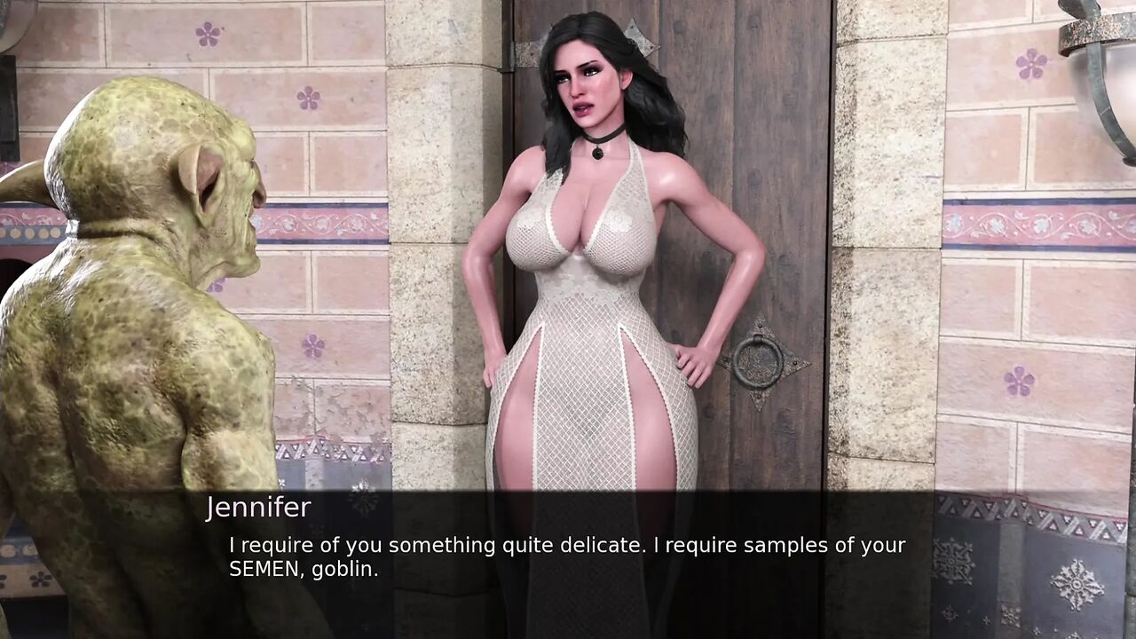 Sexy Mistress Fucked by Her Goblin Slave