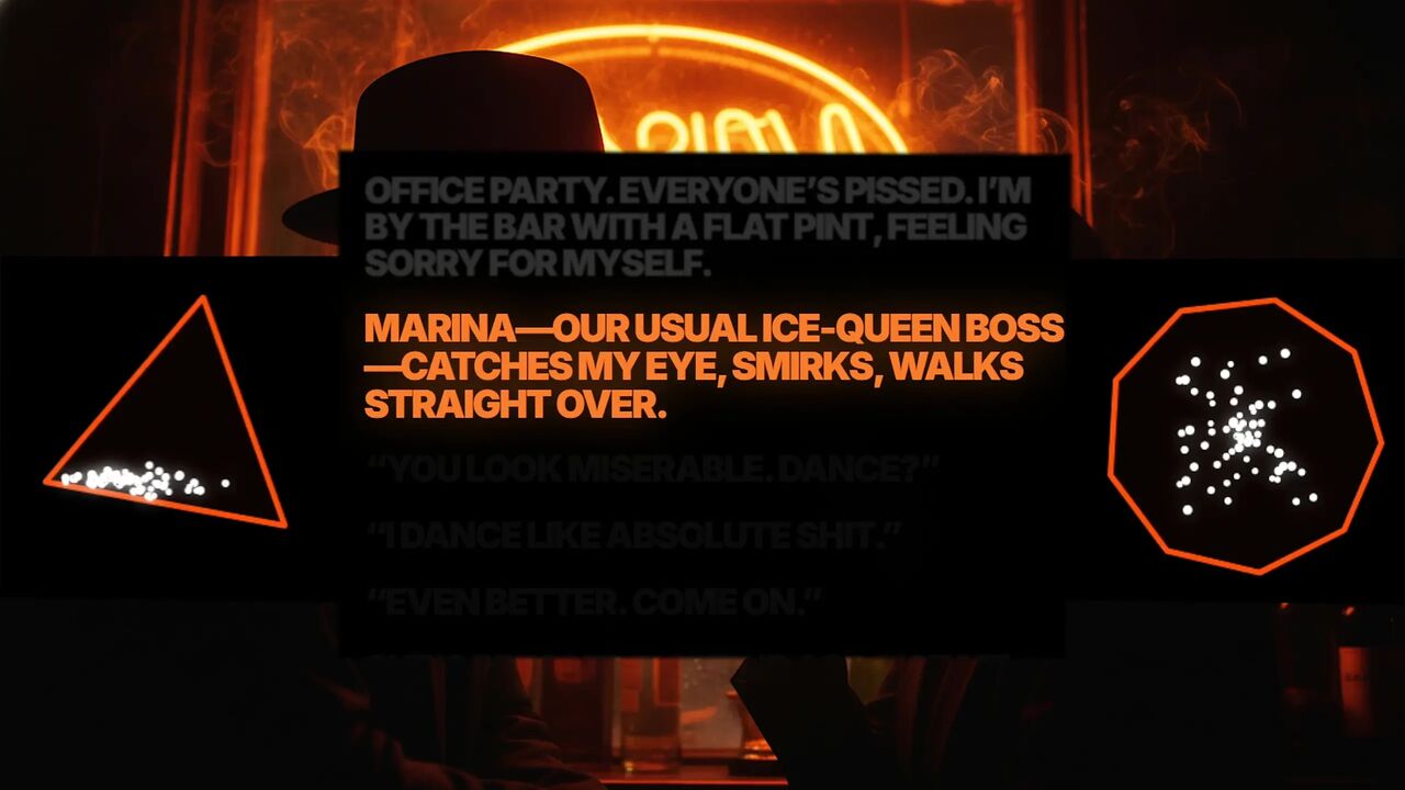 Sex with the boss after the office party
